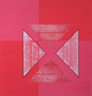 Jan Frank - Gemengde technieken, Zonder titel - Ingelijst (Groot) kopen? Bied vanaf 1!