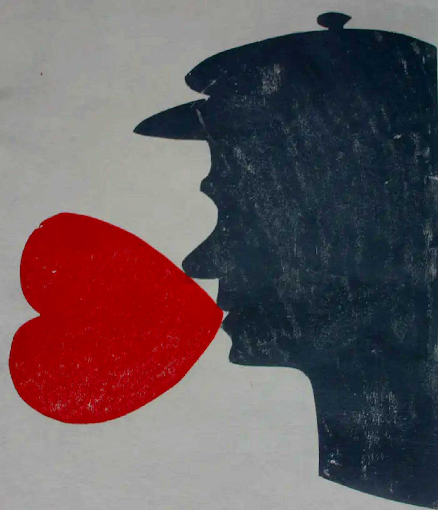 Klaas Gubbels - Houtdruk: Hartenman - 2015 kopen? Bied vanaf 429!