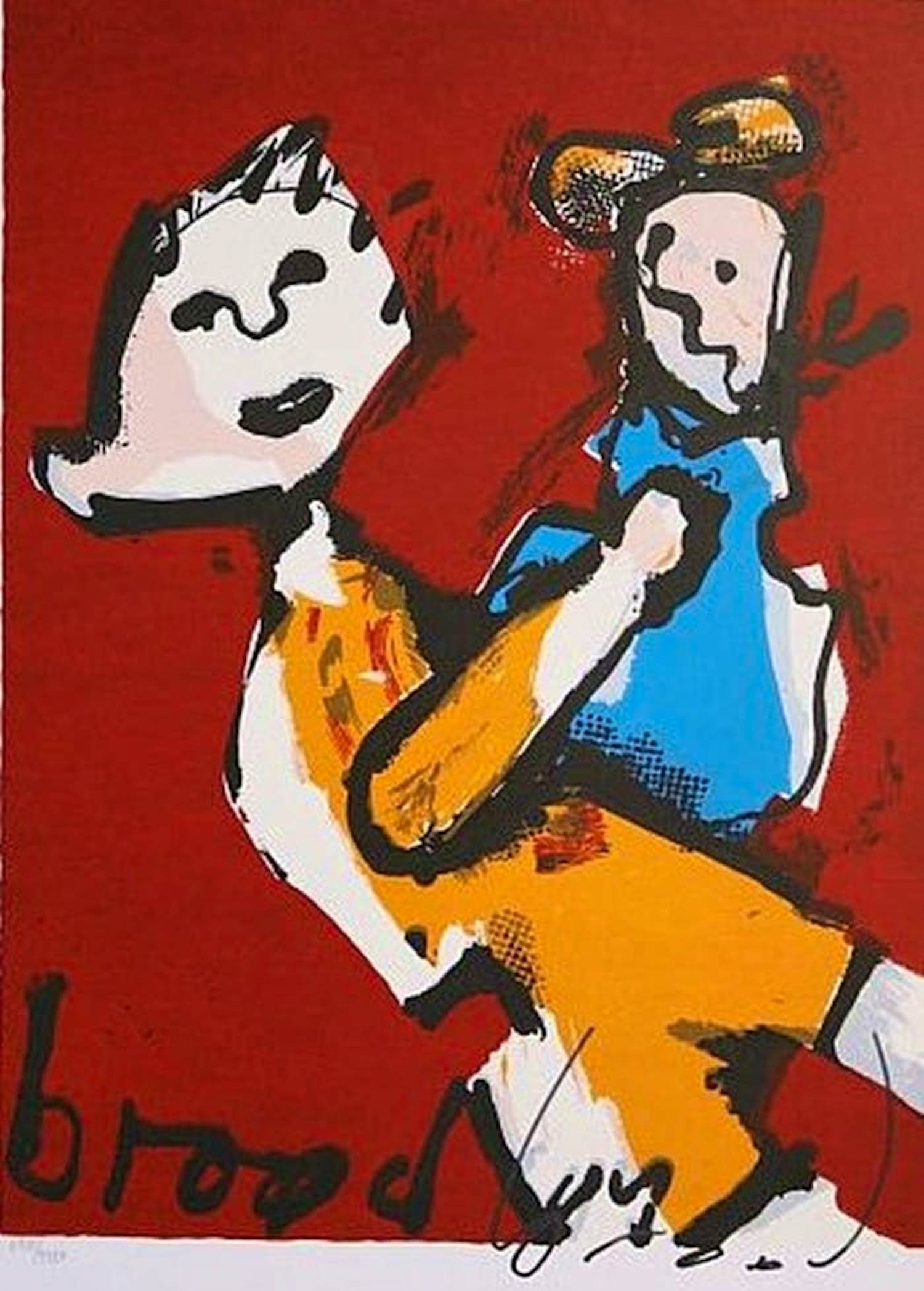 Herman Brood - Moeder en Kind - nieuw - 266/350 - gesigneerd kopen? Bied vanaf 195!