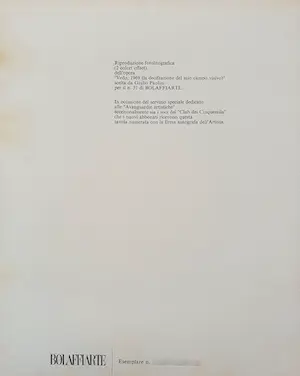 Giulio Paolini - Vedo (la decifrazione del mio campo visivo), 1969 kopen? Bied vanaf 50!