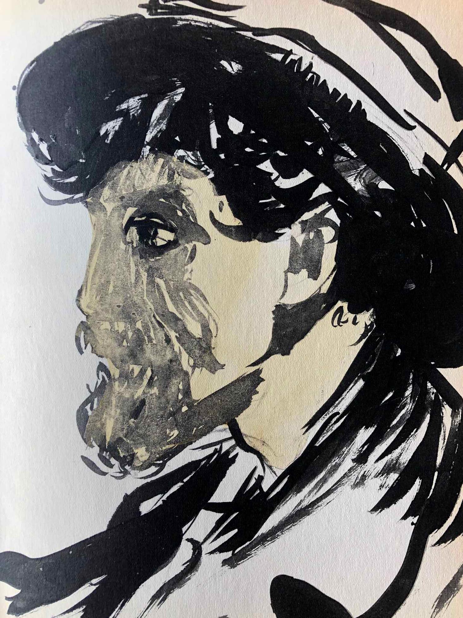 Kees van Dongen - Pochoir - Portrait d'homme kopen? Bied vanaf 65!