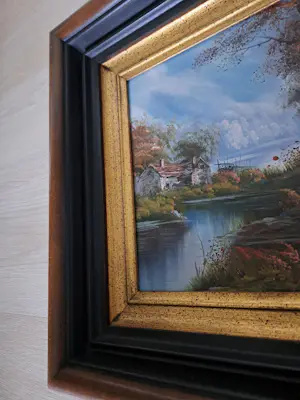 Robert De Man - Landschap met rivier en boerderij kopen? Bied vanaf 75!