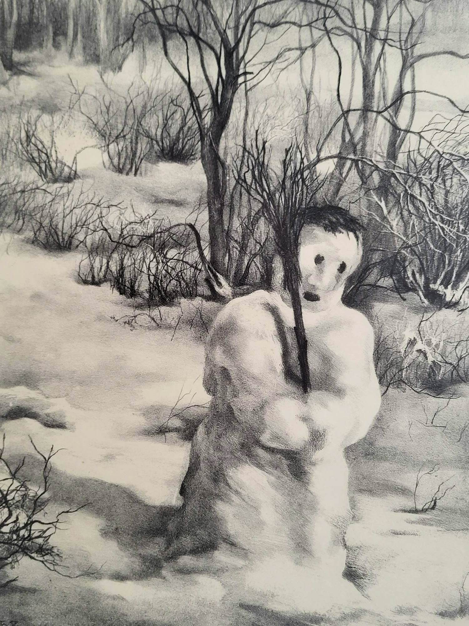 Aart van Dobbenburgh - "Sneeuwpop". kopen? Bied vanaf 75!