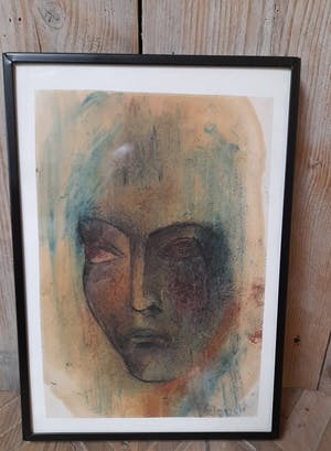 Gerard Holmens - ets in kleur kopen? Bied vanaf 1!