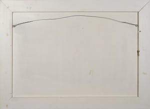 Wim de Bruin - Gemengde techniek op papier en paneel, Abstracte compositie - Ingelijst kopen? Bied vanaf 50!