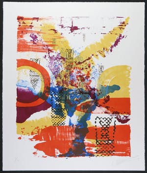Paul Smulders - Litho, Abstracte compositie kopen? Bied vanaf 1!