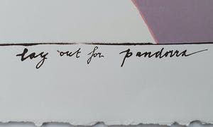 Hannes Postma - Kleurenlitho: 'Lay out for Pandora' - 1967 kopen? Bied vanaf 45!