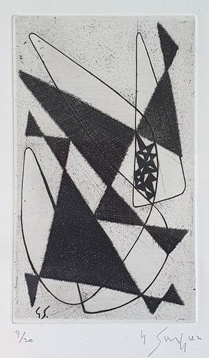 Gustave Singier - Papillons | Ingelijst kopen? Bied vanaf 75!