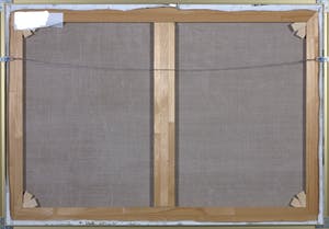 Niet of onleesbaar gesigneerd - Gemengde techniek op doek, Gekroonde kom - Ingelijst kopen? Bied vanaf 1!