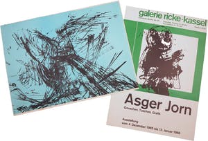 Asger Jorn - Litho, Zonder titel (+ affiche) kopen? Bied vanaf 1!