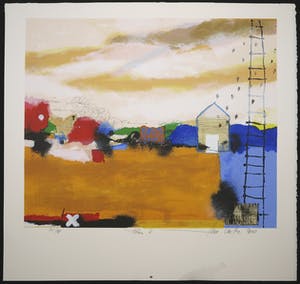 Theo Koster - Zeefdruk, Poême II kopen? Bied vanaf 35!