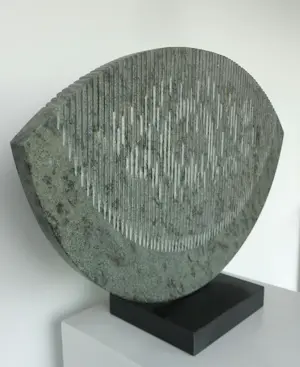 Kubach & Kropp - Groot zwaar beeld uit graniet, Stein für die Stille + 2 boeken! kopen? Bied vanaf 1200!