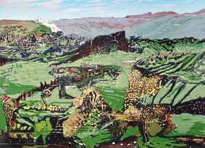 Vincent van Ojen - Landschap verkocht voor € 120!