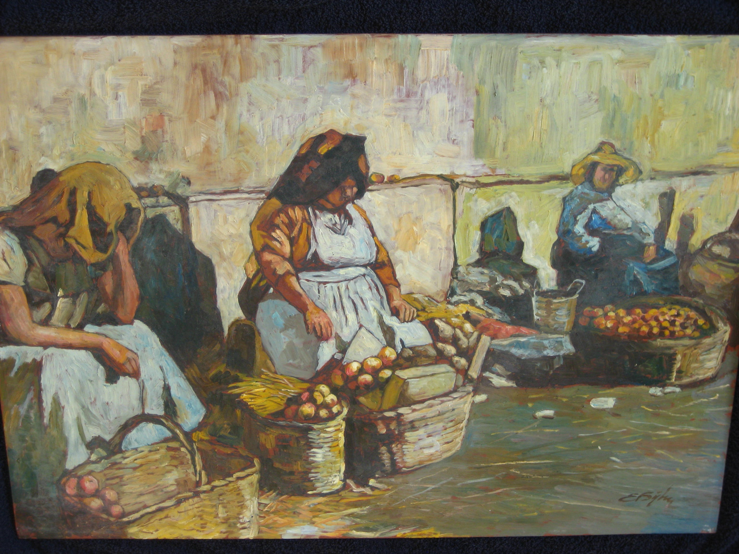 Edmond von Sijben de Maroije - Marktkoopvrouwen. kopen? Bied vanaf 95!