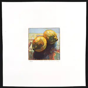 Marcel Schellekens - Kleurenets, Z.T. Stilleven met citroenen kopen? Bied vanaf 60!