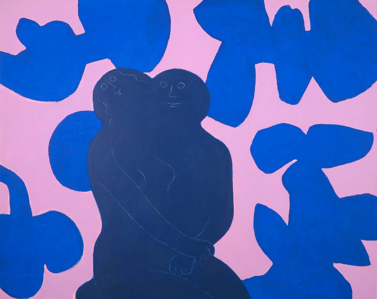 Jan Roede - Zeefdruk, Verliefd verkocht voor € 1!