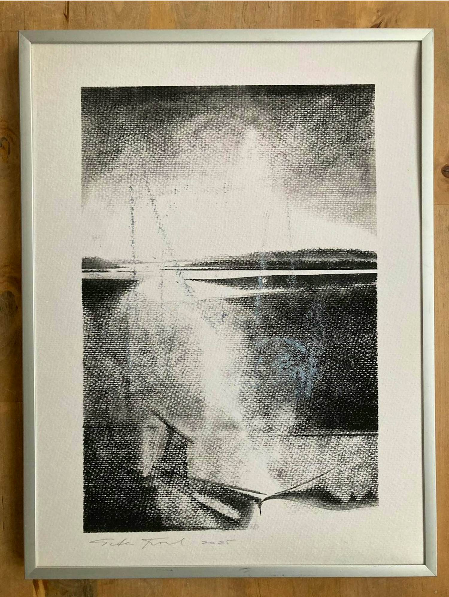 Peter Kool - “Untitled” Abstract Landscape kopen? Bied vanaf 95!