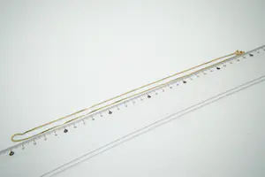 02 - Sierlijk en zo goed als nieuw 14 karaats geel-gouden Venetiaans collier kopen? Bied vanaf 220!