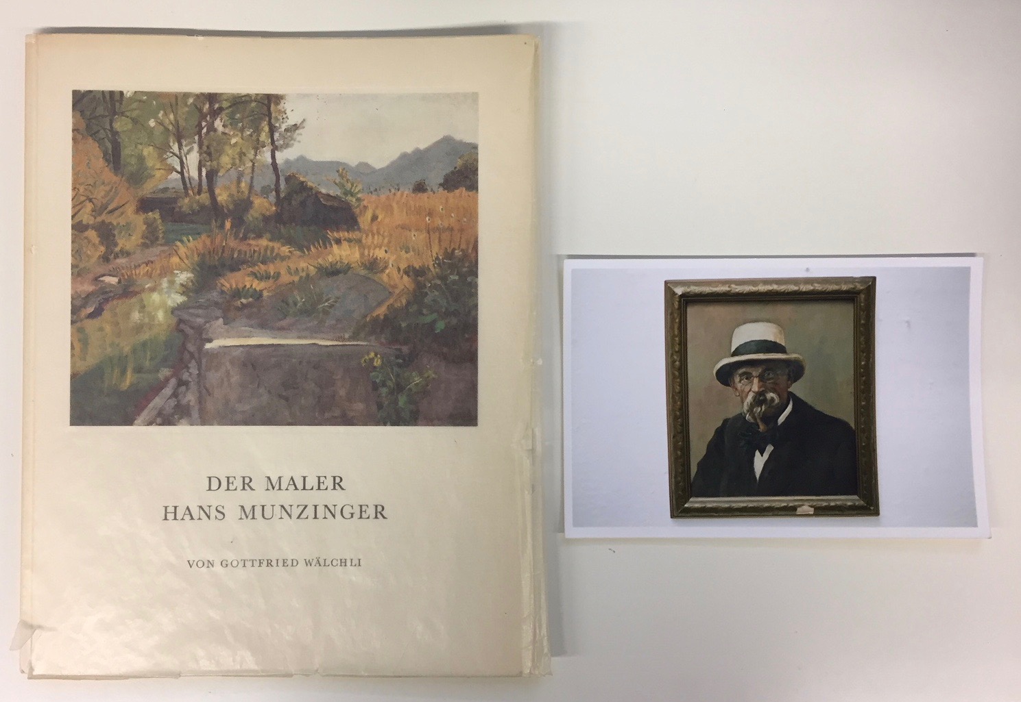 Hans Munzinger - Olieverf op doek, Portret - Ingelijst kopen? Bied vanaf 100!