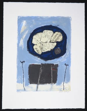 Anna Verrijt - Portfolio met 5 zeefdrukken in bijbehorende map, Scraps I t/m V kopen? Bied vanaf 1!