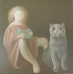 Leonor Fini - La Fille et le Chat kopen? Bied vanaf 35!