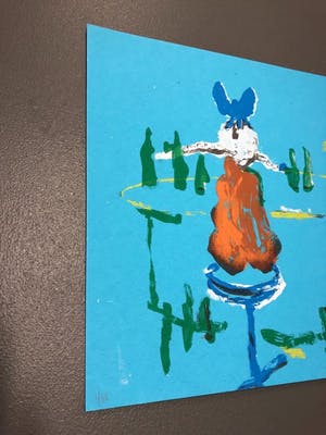 Espen Hagen - Gr Zeefdruk SIX LADIES AT THE BLUE BAR Hand gesigneerd kopen? Bied vanaf 40!