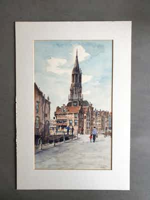 Jan den Hengst - " Huis met den Bybel , Delft" verkocht voor € 80!