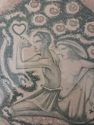 Richard Roland Holst - Voorblad Houtsnijdersnummer Wendingen. Figuren. kopen? Bied vanaf 79!