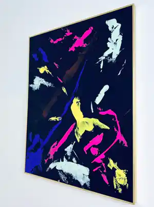 Niet of onleesbaar gesigneerd - Lakdar Hadad, Almène 4 2022 verkocht voor € 1!