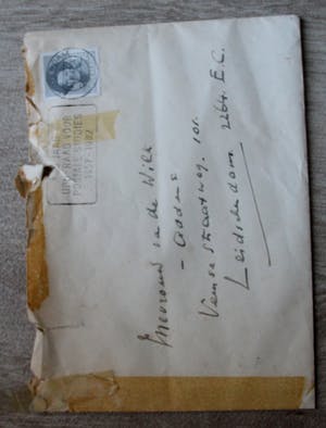 Jeanne Bieruma Oosting - Olieverf op paneel: Schorpioen + handgeschreven brief van kunstenares - 1924 kopen? Bied vanaf 795!