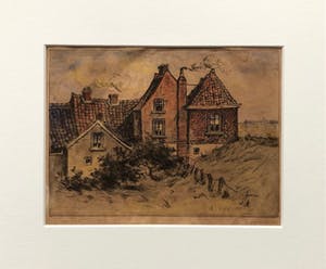 Johan Ponsioen - Echteldse Dijk Tiel - Ets kopen? Bied vanaf 125!