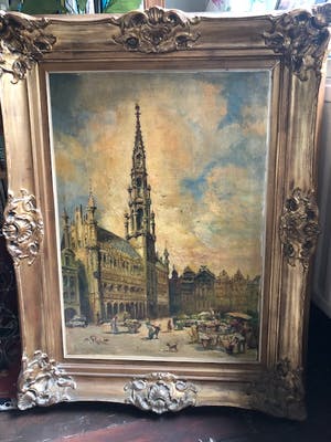 Maurice Flachet - grote markt brussel bloemenmarkt kopen? Bied vanaf 170!