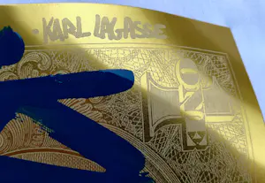Karl Lagasse - ONE DOLLAR GOLD KARL LAGASSE – Skulptur kopen? Bied vanaf 500!