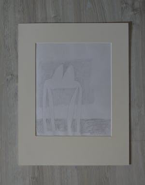 Klaas Gubbels - Potloodtekening - Tietjestafel - 1987 kopen? Bied vanaf 235!