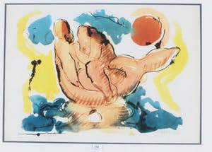 Nic Jonk - Zeefdruk, Mooi Ingelijst kopen? Bied vanaf 99!