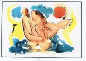 Nic Jonk - Zeefdruk, Mooi Ingelijst verkocht voor € 99!