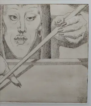 Herman Gordijn - De biljartster kopen? Bied vanaf 125!