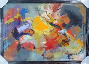 Ton Etman - Abstracte compositie - Nieuwe lijst! (Groot) kopen? Bied vanaf 245!