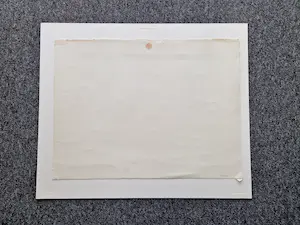 Metten Koornstra - 1964 - karakteristieke & grote Litho "landschap met dorp Provence" gesigneerd kopen? Bied vanaf 1!