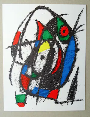 Joan Miro - La Sauterelle - 1975 - Litografía original IV (band II) - Mourlot 1039 kopen? Bied vanaf 139!