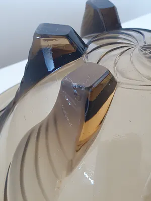 August Walther & Sohne AG - schaal, model Juno, kleur rookbruin, gemaakt van persglas kopen? Bied vanaf 1!