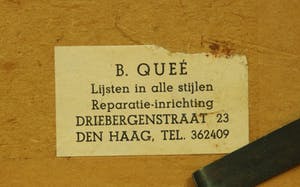 Jan Visser - gouache op papier - landschap met boerderij kopen? Bied vanaf 70!