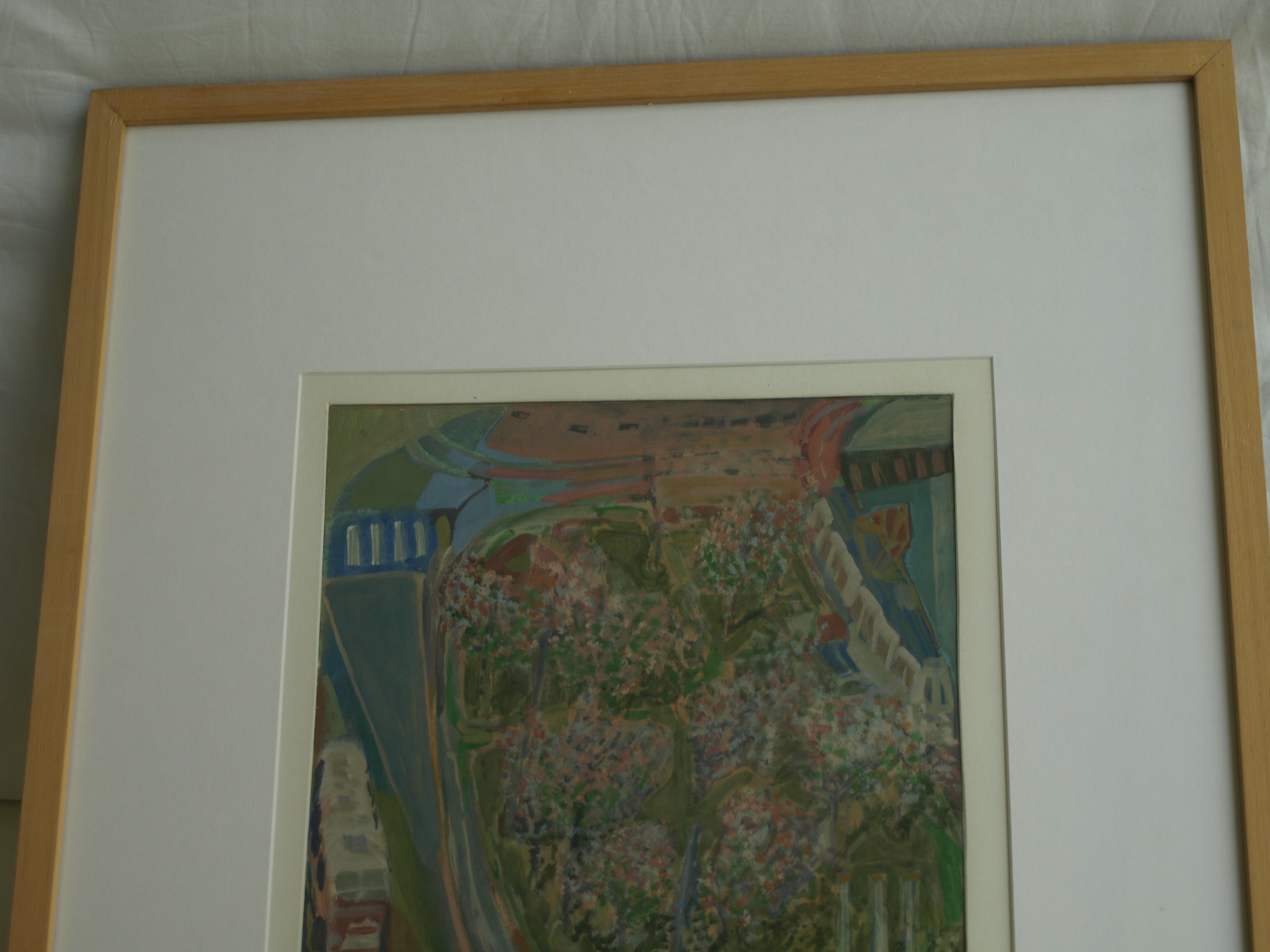 Martien Groeneveld - Gouache , Mercatorplein – gesigneerd & ingelijst – 1975  kopen? Bied vanaf 1!