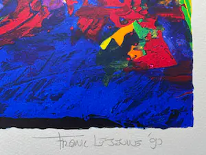 Frank Lejeune - handgesigneerde zeefdruk | 'zonder titel' | 1993 kopen? Bied vanaf 1!