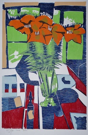 Vincent van Ojen - Bloemstilleven kopen? Bied vanaf 65!