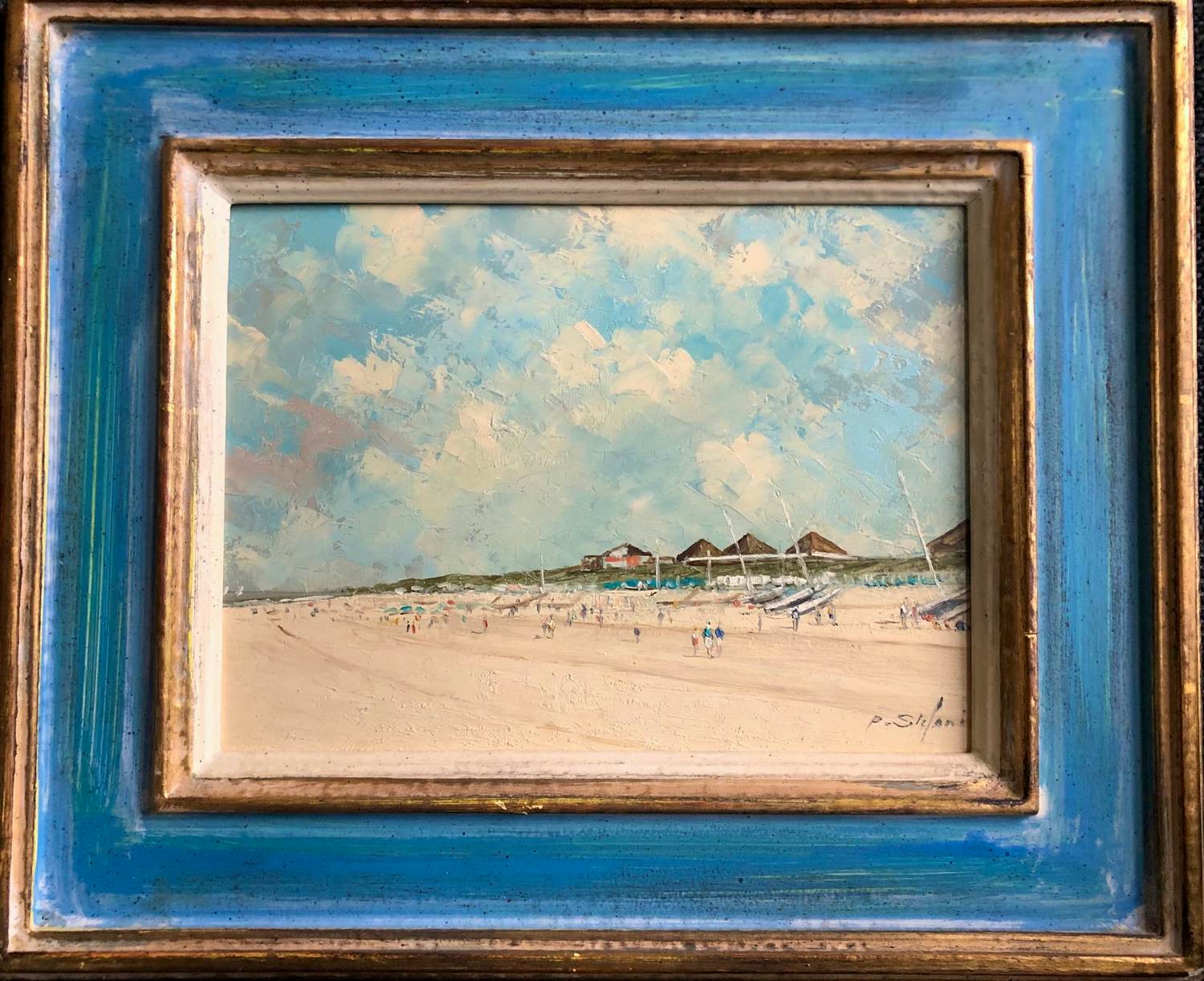 Pierre Stefani - Strandgezicht bij Bloemendaal aan Zee / Zandvoort kopen? Bied vanaf 250!