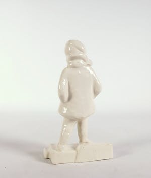 Eta Lempke - Plateel, Meisje met baret door Plateelbakkerij Zuid-Holland Gouda kopen? Bied vanaf 35!