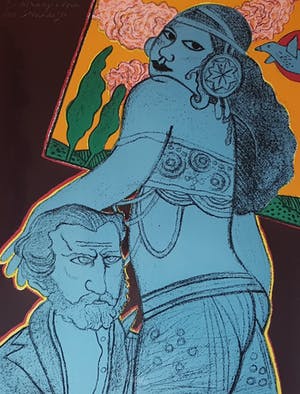 Corneille - kleurenlitho v/xxxx, Aida -Hommage a Verdi '86 kopen? Bied vanaf 175!
