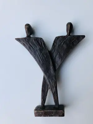 Jos Gielen - Twee Figuren - Brons kopen? Bied vanaf 1!