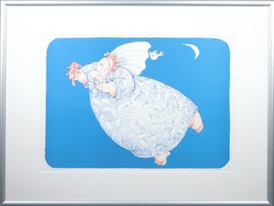 Ada Breedveld - Kleurlitho, De nachtbruid - Ingelijst kopen? Bied vanaf 50!
